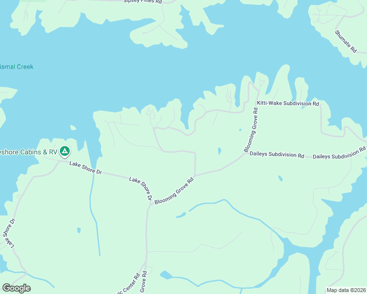 map of restaurants, bars, coffee shops, grocery stores, and more near 1-187 Sheltered Cove Road in Jasper