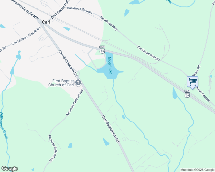 map of restaurants, bars, coffee shops, grocery stores, and more near 21 Woodland Road in Auburn