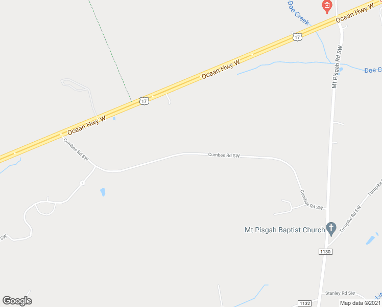 map of restaurants, bars, coffee shops, grocery stores, and more near 329 Cumbee Road Southwest in Brunswick County