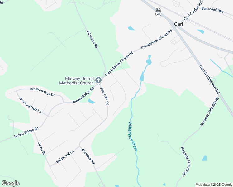 map of restaurants, bars, coffee shops, grocery stores, and more near 148 Crest Pointe Court in Auburn