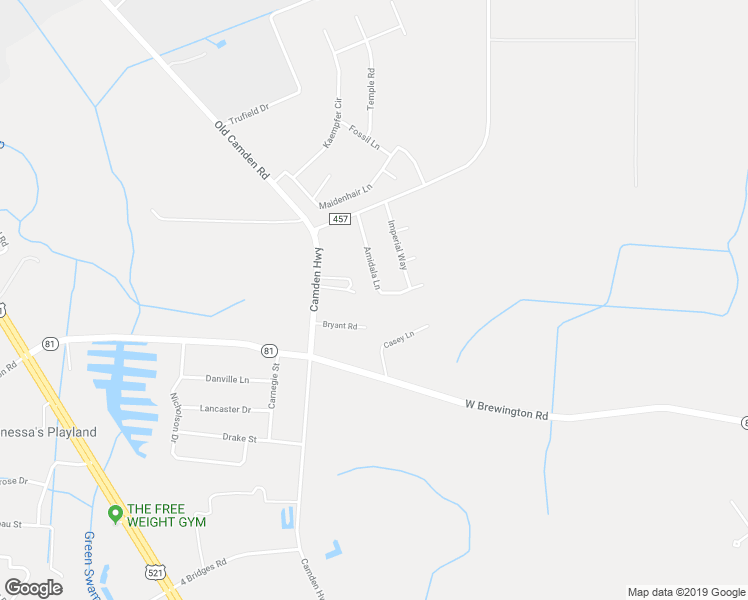 map of restaurants, bars, coffee shops, grocery stores, and more near 2790 Amidala Lane in Sumter