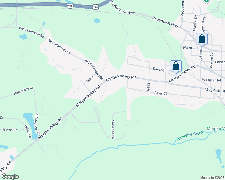 map of restaurants, bars, coffee shops, grocery stores, and more near 479 Morgan Valley Road in Rockmart