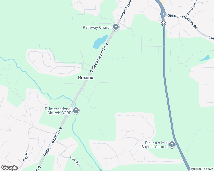 map of restaurants, bars, coffee shops, grocery stores, and more near 43 Mill Creek Hollow in Dallas