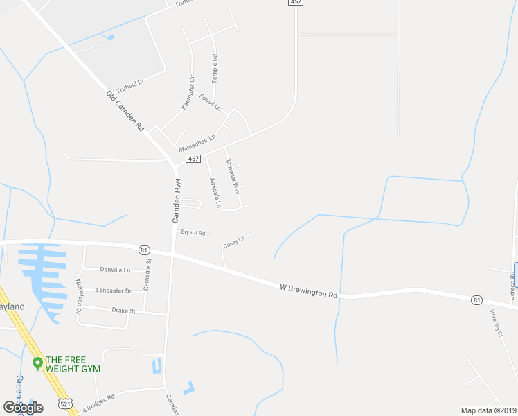 map of restaurants, bars, coffee shops, grocery stores, and more near 2720 Amidala Lane in Sumter