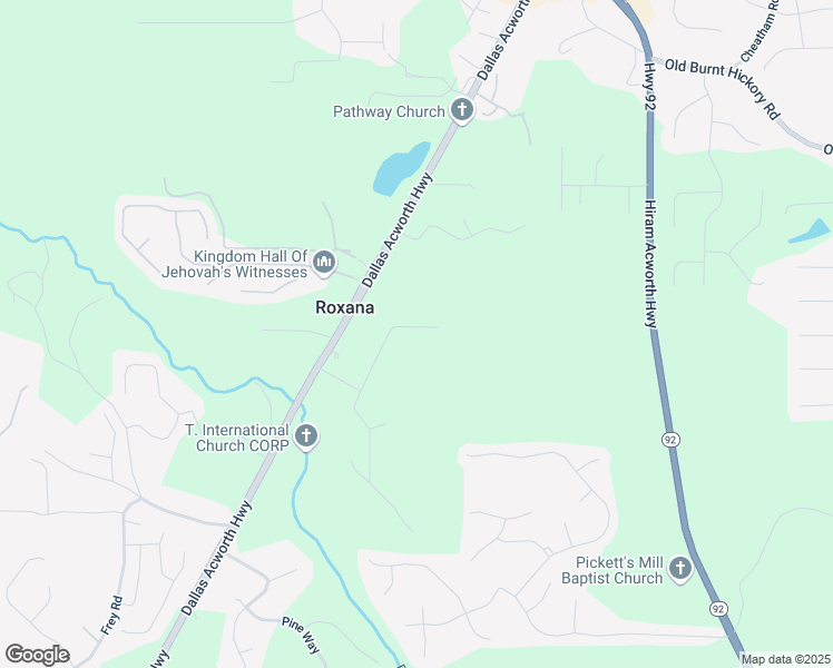 map of restaurants, bars, coffee shops, grocery stores, and more near 33 Mill Creek Hollow in Dallas