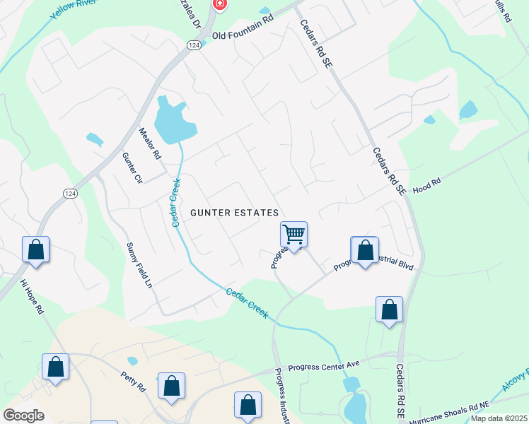 map of restaurants, bars, coffee shops, grocery stores, and more near 1154 Oak Grove Circle in Lawrenceville