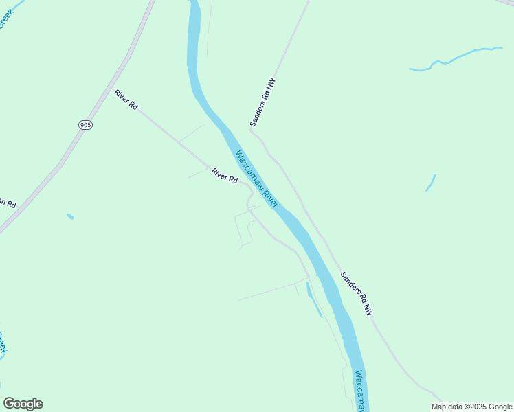 map of restaurants, bars, coffee shops, grocery stores, and more near 719 River Road in Tabor City