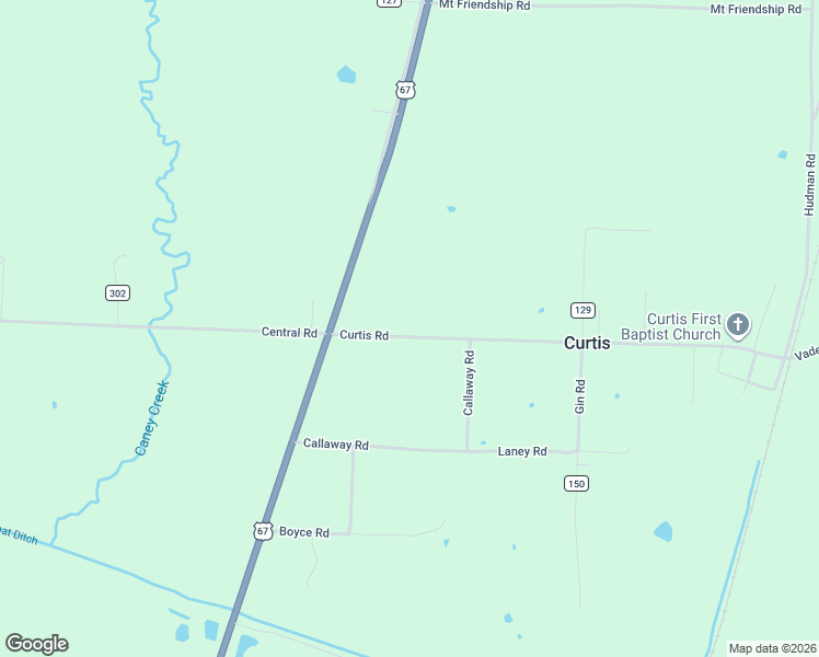map of restaurants, bars, coffee shops, grocery stores, and more near 82 Curtis Road in Gurdon