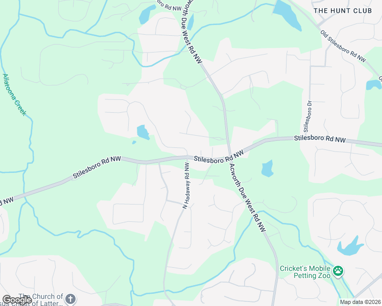 map of restaurants, bars, coffee shops, grocery stores, and more near 4515 Callaway Crest Drive Northwest in Kennesaw