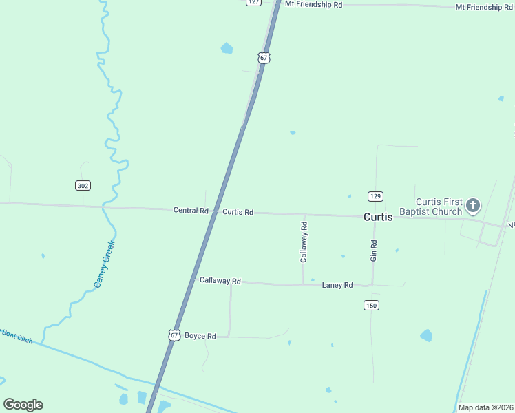 map of restaurants, bars, coffee shops, grocery stores, and more near 82 Curtis Road in Gurdon