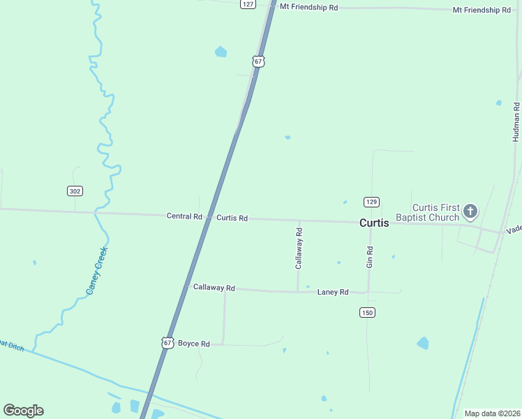 map of restaurants, bars, coffee shops, grocery stores, and more near 82 Curtis Road in Gurdon