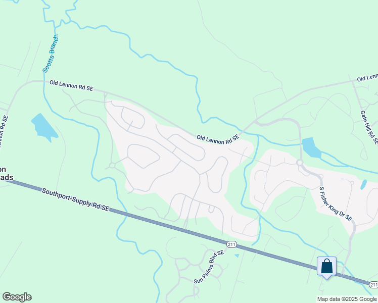 map of restaurants, bars, coffee shops, grocery stores, and more near 1135 Serotina Drive Southeast in Bolivia