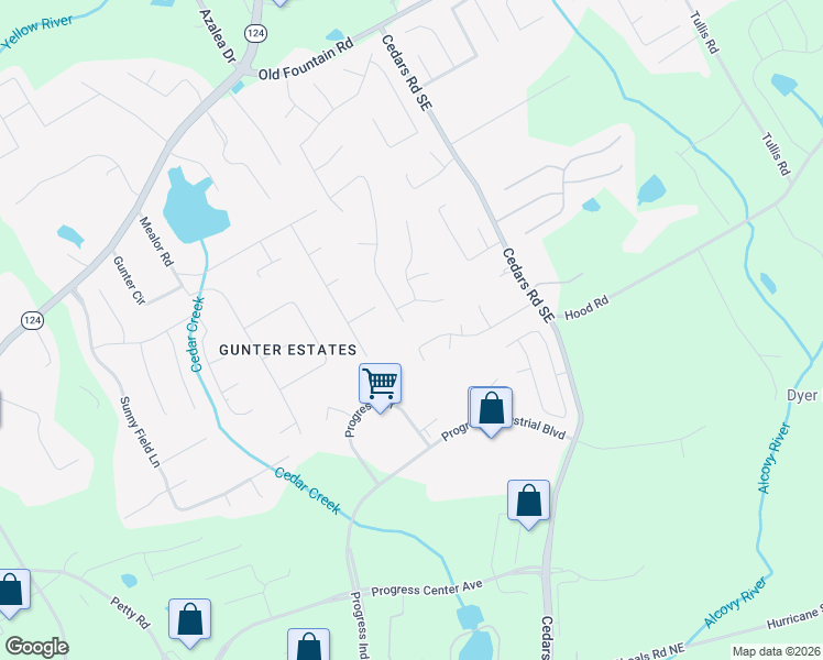 map of restaurants, bars, coffee shops, grocery stores, and more near 1492 Hadaway Trail Northeast in Lawrenceville