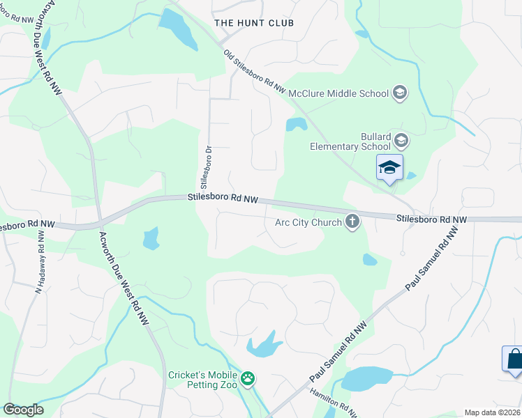 map of restaurants, bars, coffee shops, grocery stores, and more near 3934 Nemours Trail Northwest in Kennesaw