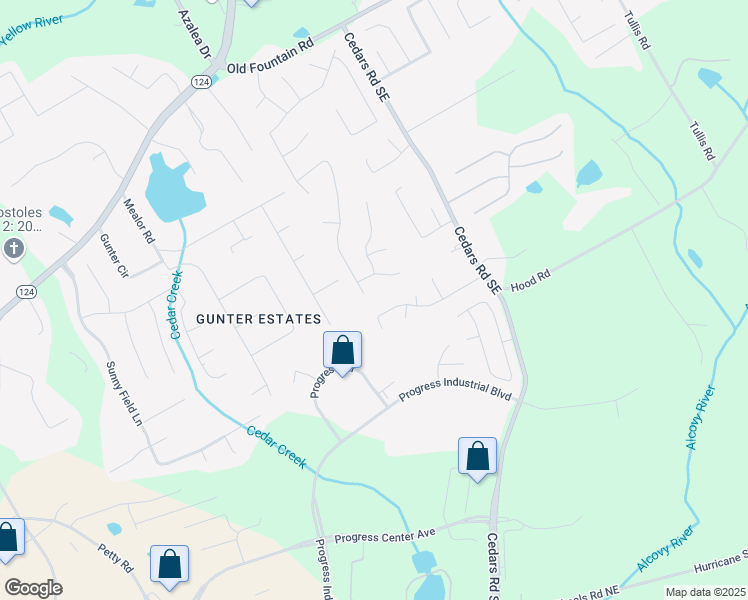 map of restaurants, bars, coffee shops, grocery stores, and more near 1492 Hadaway Trail Northeast in Lawrenceville
