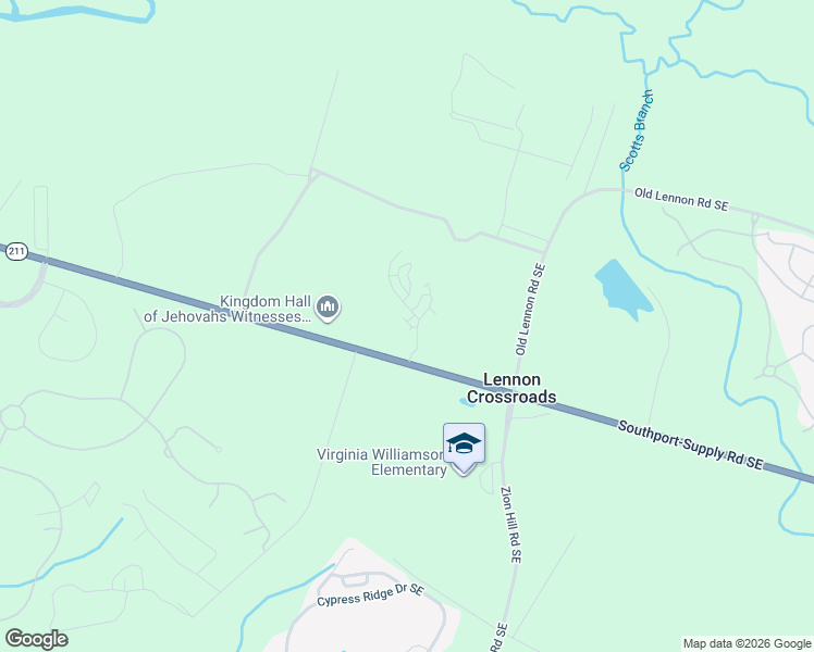 map of restaurants, bars, coffee shops, grocery stores, and more near 1040 Southport-Supply Road Southeast in Bolivia