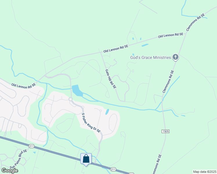 map of restaurants, bars, coffee shops, grocery stores, and more near 1514 King Lucius Way SE in Bolivia