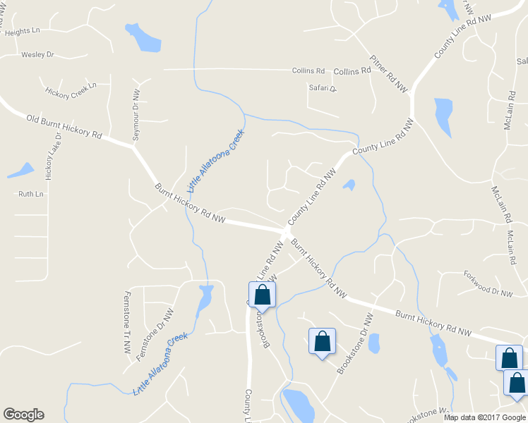 map of restaurants, bars, coffee shops, grocery stores, and more near 6036 Addington Drive Northwest in Acworth
