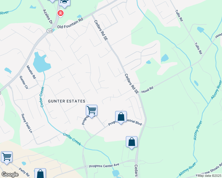 map of restaurants, bars, coffee shops, grocery stores, and more near 1305 Kelly Nelson Drive in Lawrenceville