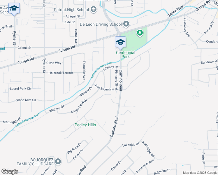 map of restaurants, bars, coffee shops, grocery stores, and more near 4887 Mount Rainier Street in Riverside