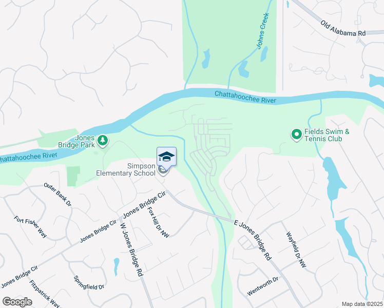 map of restaurants, bars, coffee shops, grocery stores, and more near 4494 Marchbolt Court Northwest in Norcross