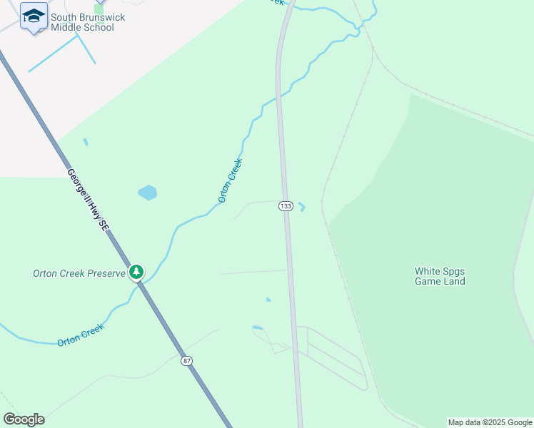 map of restaurants, bars, coffee shops, grocery stores, and more near 7109 River Road Southeast in Southport