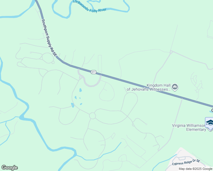 map of restaurants, bars, coffee shops, grocery stores, and more near 793 Creekway Circle Southeast in Bolivia