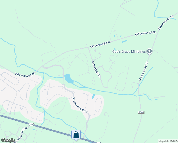 map of restaurants, bars, coffee shops, grocery stores, and more near 1394 Cadbury Castle Drive Southeast in Bolivia