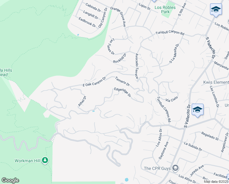 map of restaurants, bars, coffee shops, grocery stores, and more near 14720 Horticultural Drive in Hacienda Heights