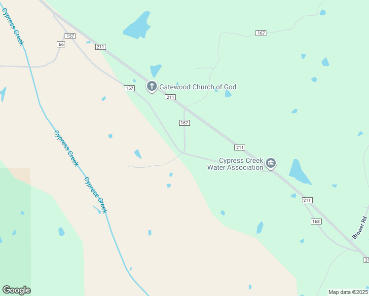 map of restaurants, bars, coffee shops, grocery stores, and more near 171 County Road 167 in Coffeeville