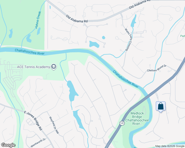 map of restaurants, bars, coffee shops, grocery stores, and more near 4467 Ridgegate Drive Northwest in Duluth