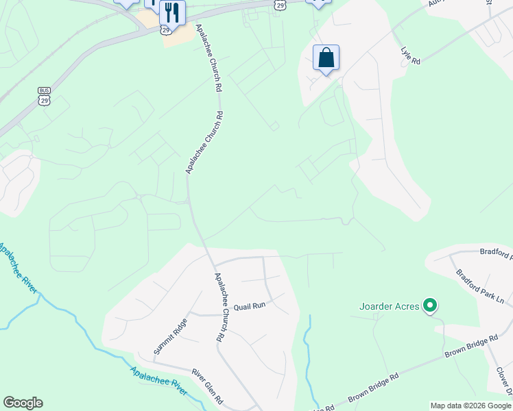 map of restaurants, bars, coffee shops, grocery stores, and more near 1521 Willow Gate Way in Auburn