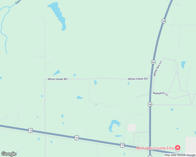 map of restaurants, bars, coffee shops, grocery stores, and more near E2078 Road in McCurtain County