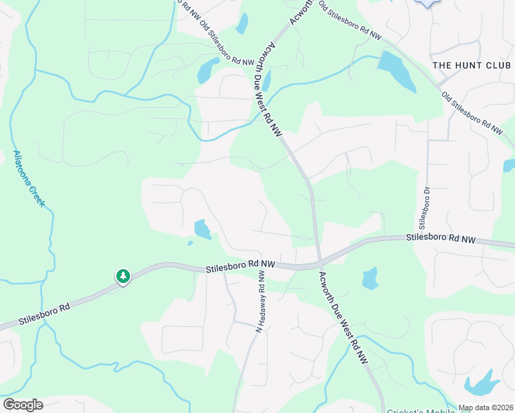map of restaurants, bars, coffee shops, grocery stores, and more near 1885 Callaway Ridge Drive Northwest in Kennesaw