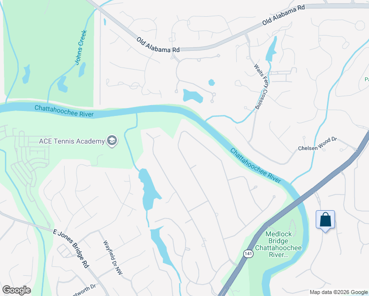 map of restaurants, bars, coffee shops, grocery stores, and more near 4467 Ridgegate Drive Northwest in Duluth