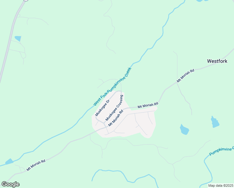 map of restaurants, bars, coffee shops, grocery stores, and more near 264 Muskogee Crossing in Dallas