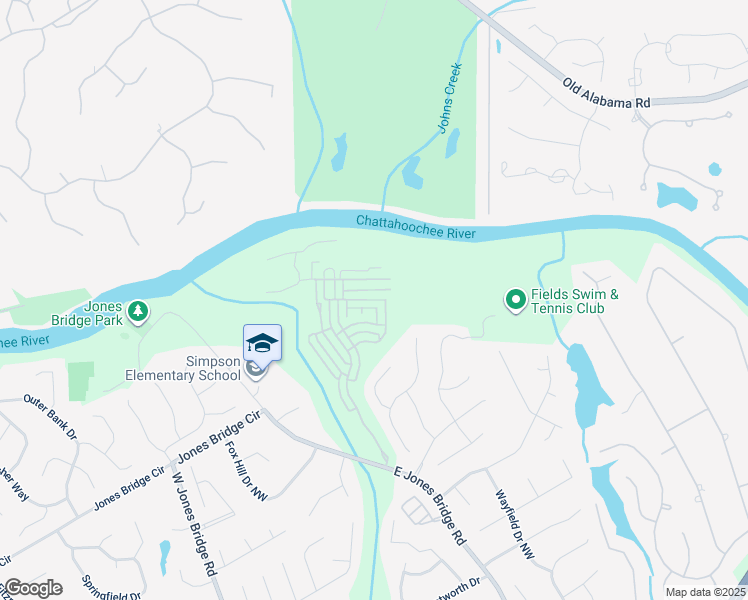 map of restaurants, bars, coffee shops, grocery stores, and more near 4457 Watervale Way in Peachtree Corners