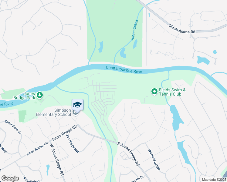 map of restaurants, bars, coffee shops, grocery stores, and more near 4457 Watervale Way in Peachtree Corners