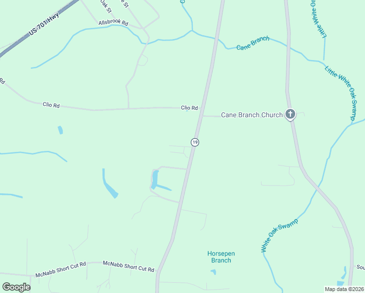 map of restaurants, bars, coffee shops, grocery stores, and more near 7553 South Carolina 19 in Loris