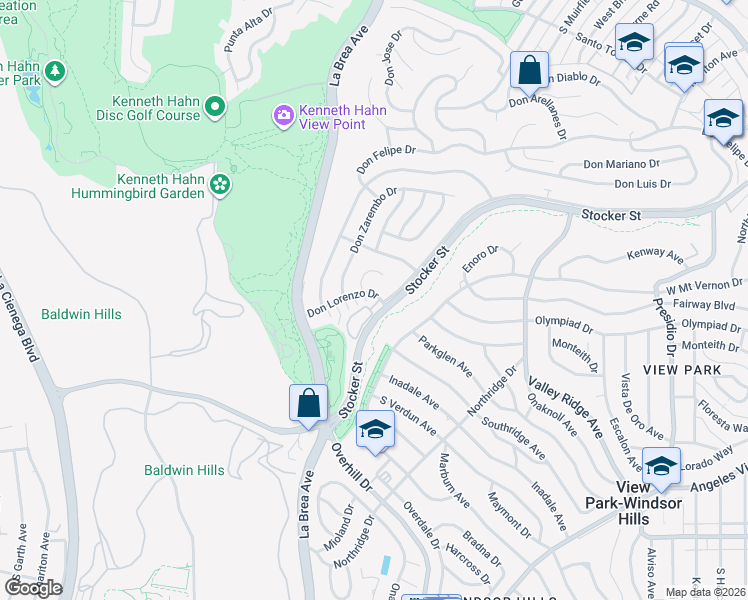 map of restaurants, bars, coffee shops, grocery stores, and more near 4772 Don Porfirio Place in Los Angeles