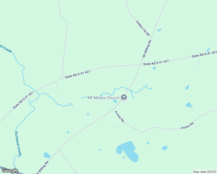 map of restaurants, bars, coffee shops, grocery stores, and more near 410 High Point Road in Saluda