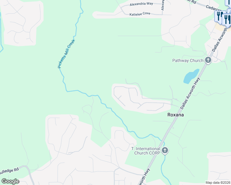 map of restaurants, bars, coffee shops, grocery stores, and more near 165 Wellsley Lane in Dallas