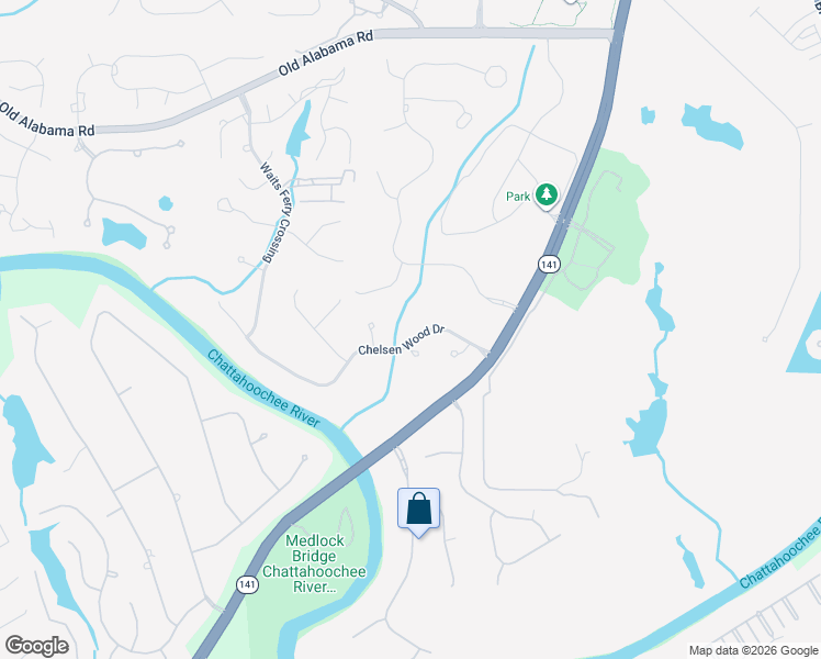 map of restaurants, bars, coffee shops, grocery stores, and more near 5500 Chelsen Wood Drive in Duluth