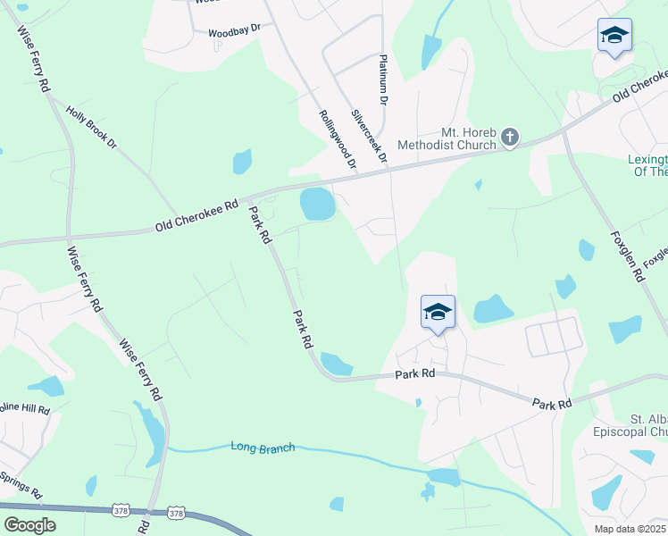 map of restaurants, bars, coffee shops, grocery stores, and more near 824 Park Road in Lexington