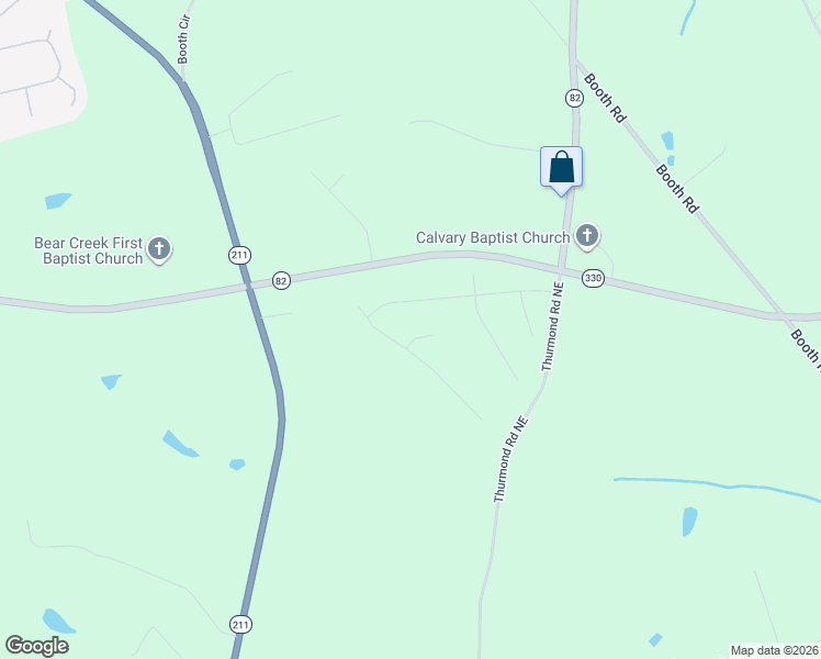 map of restaurants, bars, coffee shops, grocery stores, and more near 2572 Robert Lane in Statham