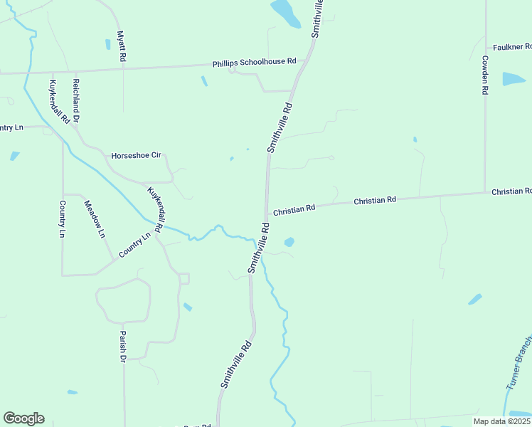 map of restaurants, bars, coffee shops, grocery stores, and more near 60185 Smithville Road in Amory
