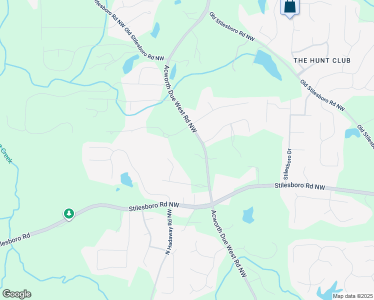 map of restaurants, bars, coffee shops, grocery stores, and more near 1905 Acworth Due West Road Northwest in Kennesaw