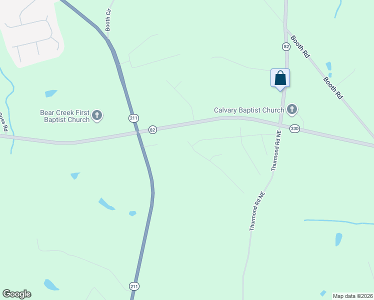 map of restaurants, bars, coffee shops, grocery stores, and more near 403 Corbin Court in Statham