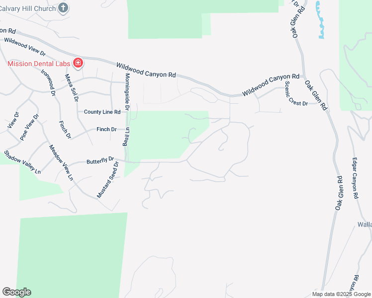 map of restaurants, bars, coffee shops, grocery stores, and more near 39292 Butterfly Drive in Yucaipa