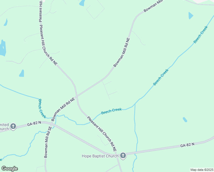 map of restaurants, bars, coffee shops, grocery stores, and more near 39 Pierce Trl in Winder
